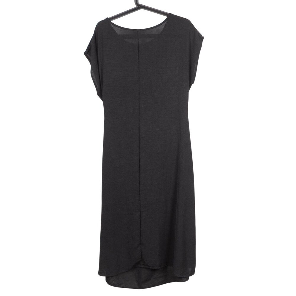 See You Monday Dress XL Womens Black Waist Tue Short Sleeve LBD Career Casual - Picture 7 of 7